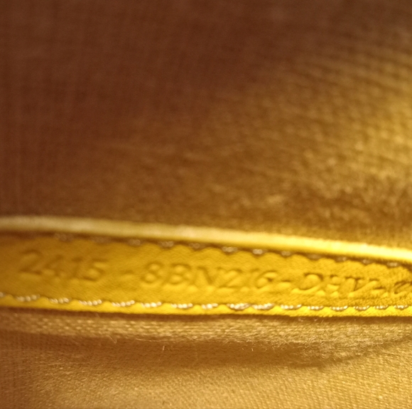 Fendi Selleria Leather Satchel Yellow - Picture 8 of 9